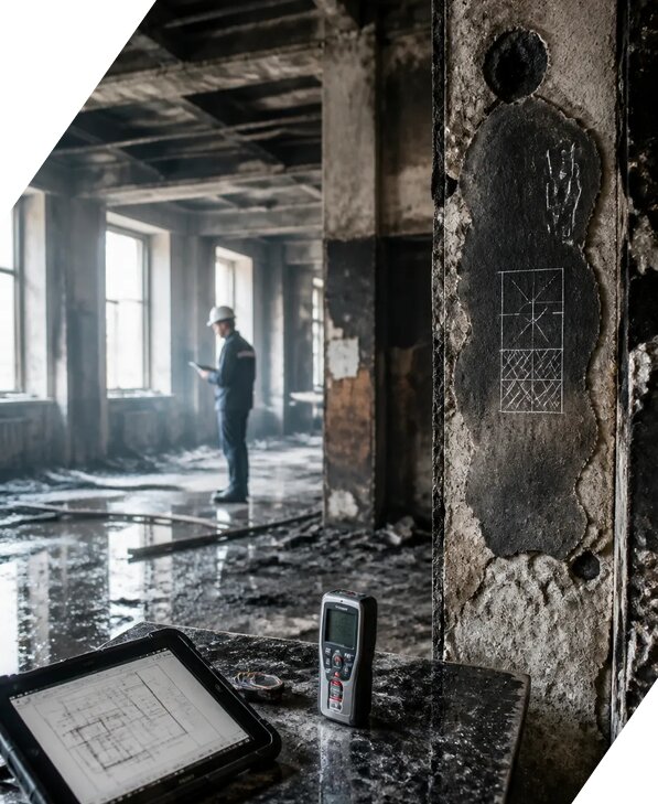 Обследование зданий после пожара в Ессентуках от 15296 р. | ЭкспертизаРоссия